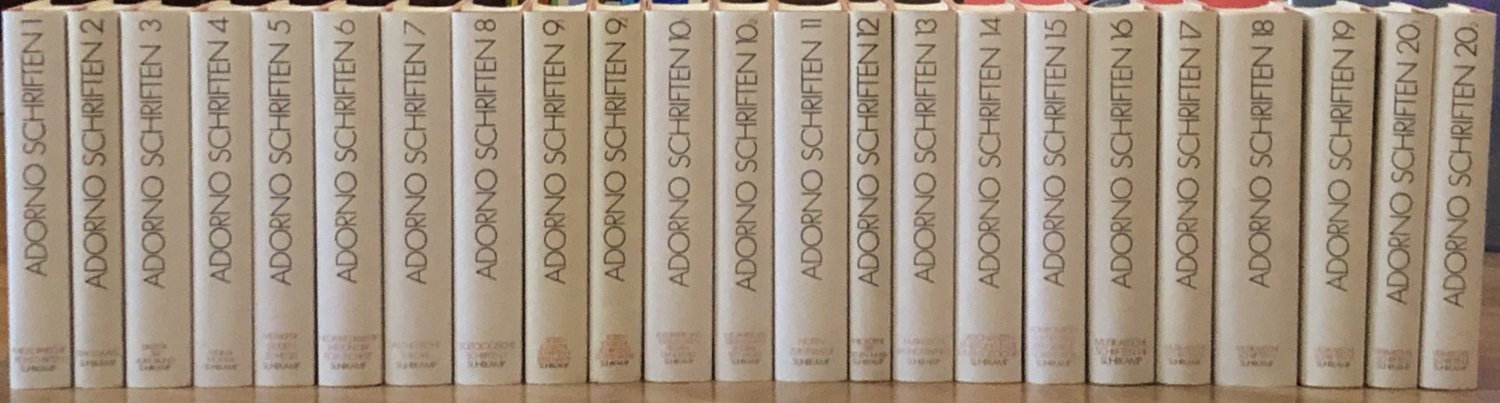 文学・小説 Theodor W. Adorno Gesammelte Schriften Soziologische Schriften I. (=Theodor W. Adorno: Gesammelte